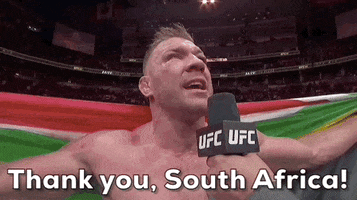 Mixed Martial Arts Thank You GIF by UFC