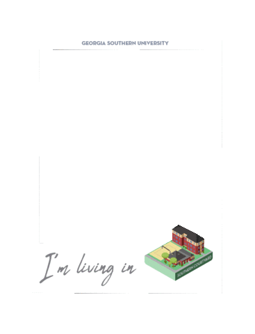 Moving College Life Sticker by Georgia Southern University - Auxiliary Services