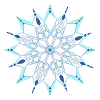 Winter Solstice Snow Sticker