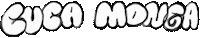 cucamongadiscos logo letras música cuca monga Sticker