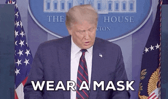 Donald Trump Wear A Mask GIF by GIPHY News