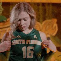 South Florida Volleyball GIF by USF Athletics