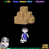 Futbol Moving Boxes GIF by Zhot Music