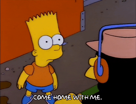 Get In Season 3 GIF by The Simpsons