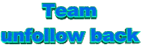 team unfollow Sticker by AnimatedText