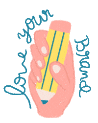 Illustration Brand Sticker