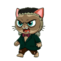 Cat Halloween Sticker