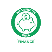 washingtondeca finance deca wadeca wa deca Sticker