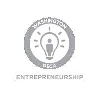 washingtondeca entrepreneurship deca wadeca wa deca Sticker