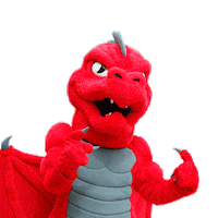 Red Dragons Sticker by SUNY Oneonta