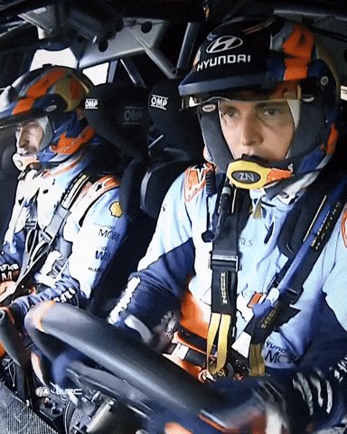 Teamwork Driving GIF by FIA World Rally Championship