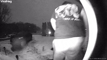 Icy Steps Turn Into Slip-and-Slide