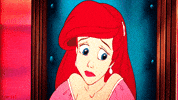 sad the little mermaid GIF