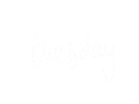 carsonplummer tuesday carson plummer tuesday white tuesday cursive Sticker