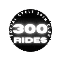 300 Sticker by Social Cycle Spin Club
