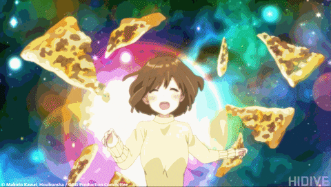 hungry gourmet girl graffiti GIF by HIDIVE