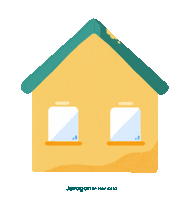 Home Sweet Home Spinning Sticker by Juragan Material.id