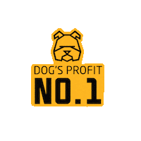 dogsprofit heart dog sticker puppy Sticker