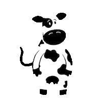 Dairy Cow Dab Sticker by Milk Moovement