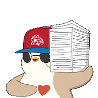 Allow Me I Got This Sticker by Pudgy Penguins