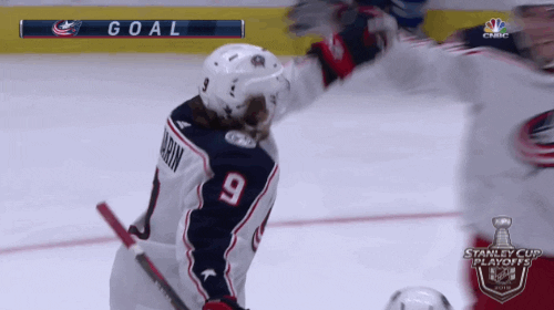 happy ice hockey GIF by NHL