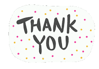 Thanks Sticker by ARICOROOM