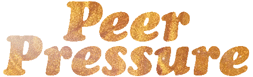 Peer Pressure Sticker by L Devine