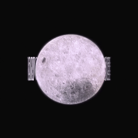 glitch moon GIF