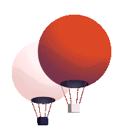 Hotairballoons Sticker by Pattis