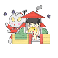Corona Chiptune Sticker by Sukrin