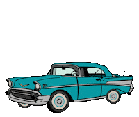 voyahavana travel car cuba chevrolet Sticker