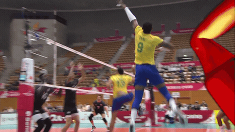 Run Save GIF by Volleyball World
