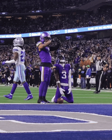 Celebration Jefferson GIF by Minnesota Vikings