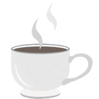 coffee shop Sticker by Mikyla Design