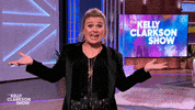KellyClarksonShow crazy silly scream idk GIF