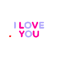 I Love You Sticker