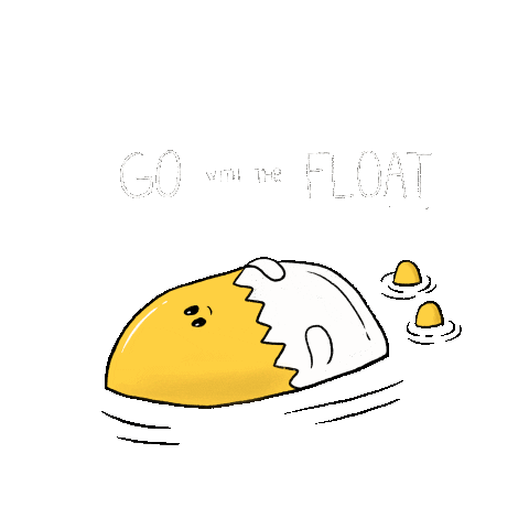 Go With The Flow Motivation Sticker