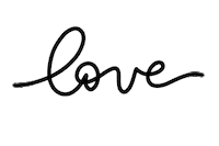 ariadnaran love like lettering calligraphy Sticker