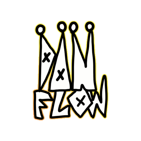 Logo Corona Sticker by Dan Flow Art