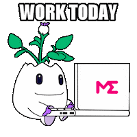 Working Hard Day Sticker by Magic Eden