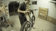 mountain biking bicycles GIF