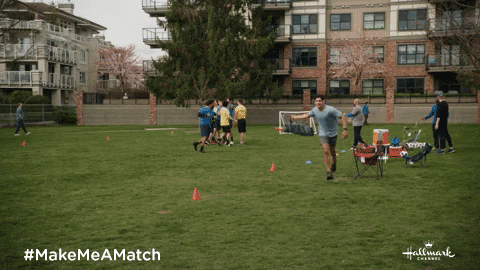 Soccer Running GIF by Hallmark Channel