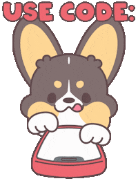 Phone Corgi Sticker