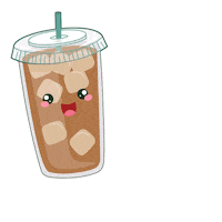 Jacobsgeo love heart latte cappuccino Sticker