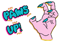 Lady Gaga Hand Sticker by Sam