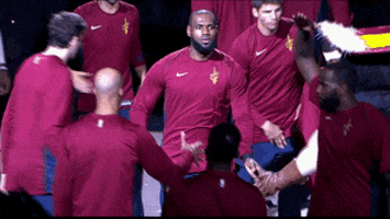lebron james good job GIF by NBA