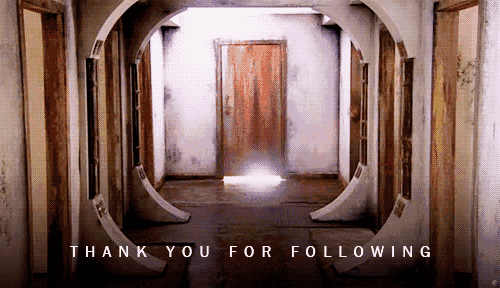 thank you for following dr who GIF