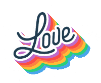 Rainbow Love Sticker by Easil