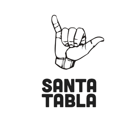 Santatabla snow skate surf ride Sticker