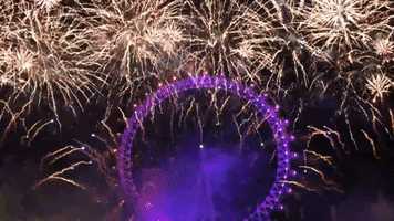 New Year's Eve Celebrations with Firework Display at the London Eye